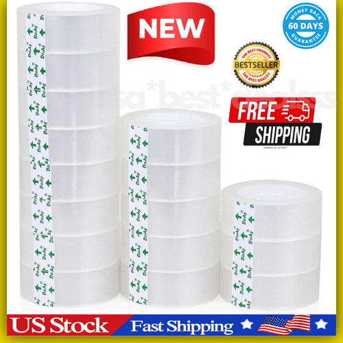 Clear transparent tape rolls - transparent,